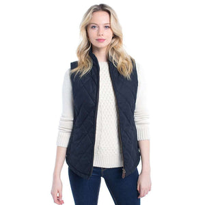 Dubarry of Ireland Women's Callaghan Quilted Gilet in Navy by Dubarry of Ireland