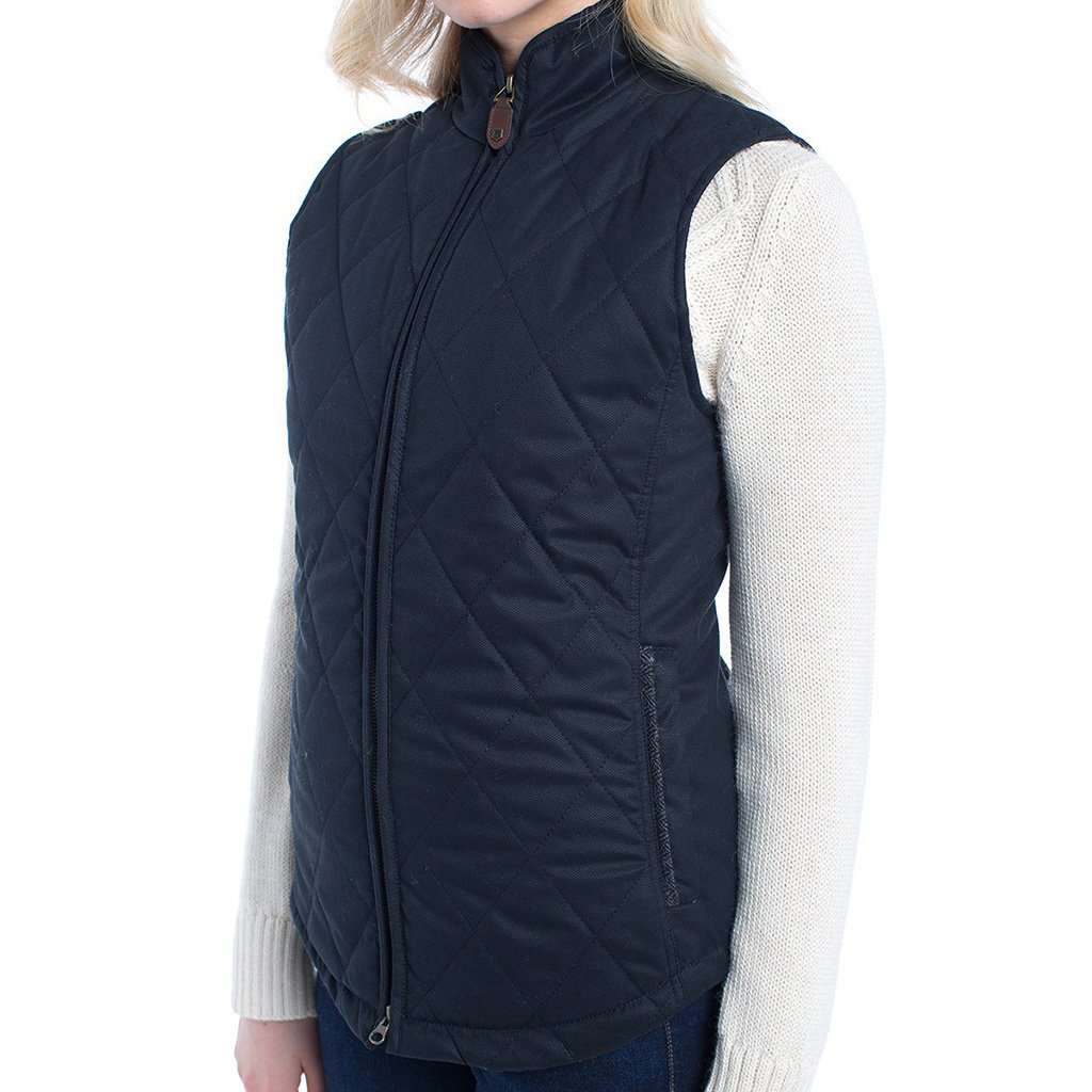 Dubarry of Ireland Women's Callaghan Quilted Gilet in Navy by Dubarry of Ireland