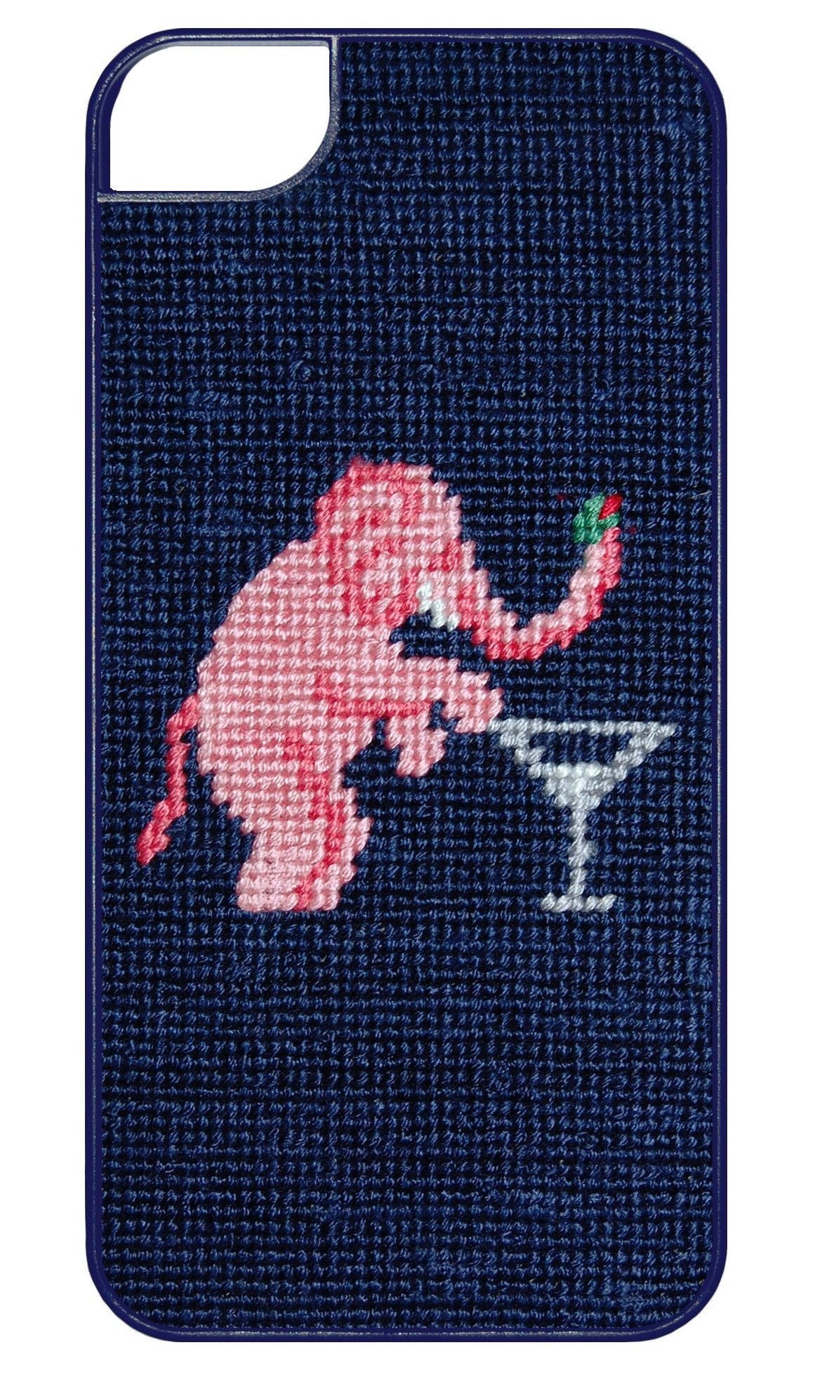 Elephant Martini Needlepoint iPhone 6 Case  