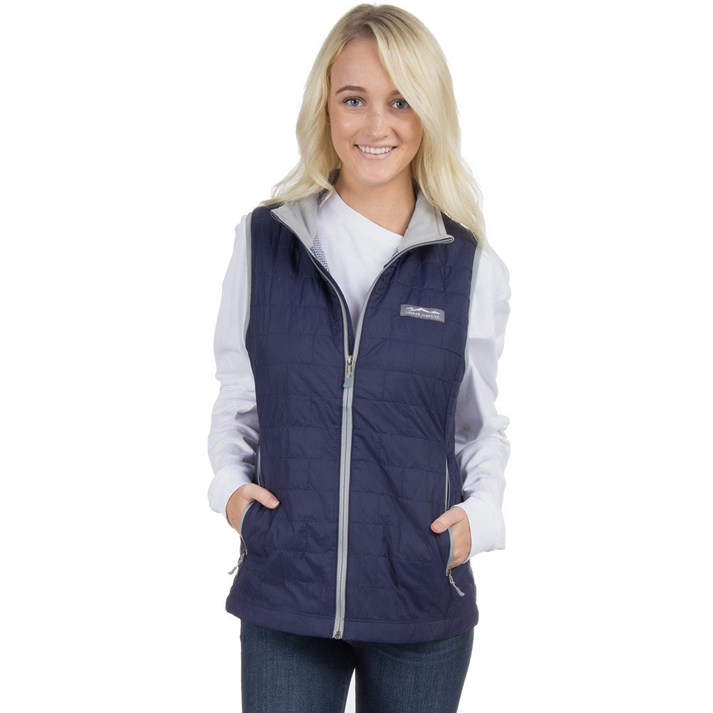 Ellison Vest in Navy   - 1