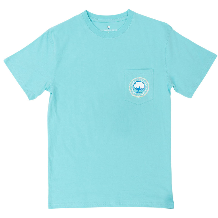 Enjoy the Ride Tee Shirt in Aqua Sky by The Southern Shirt Co.  - 1