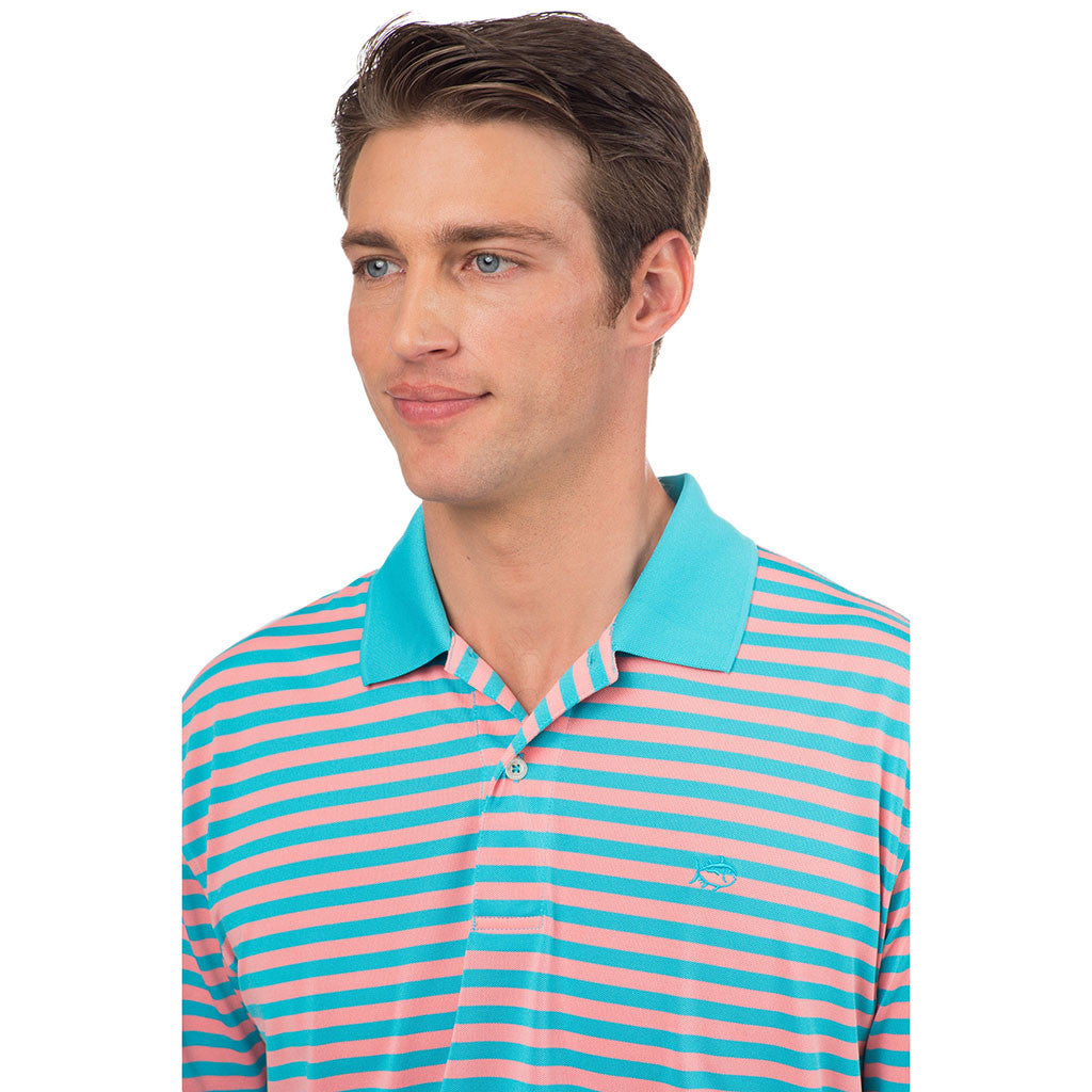 Fairway Stripe Performance Polo