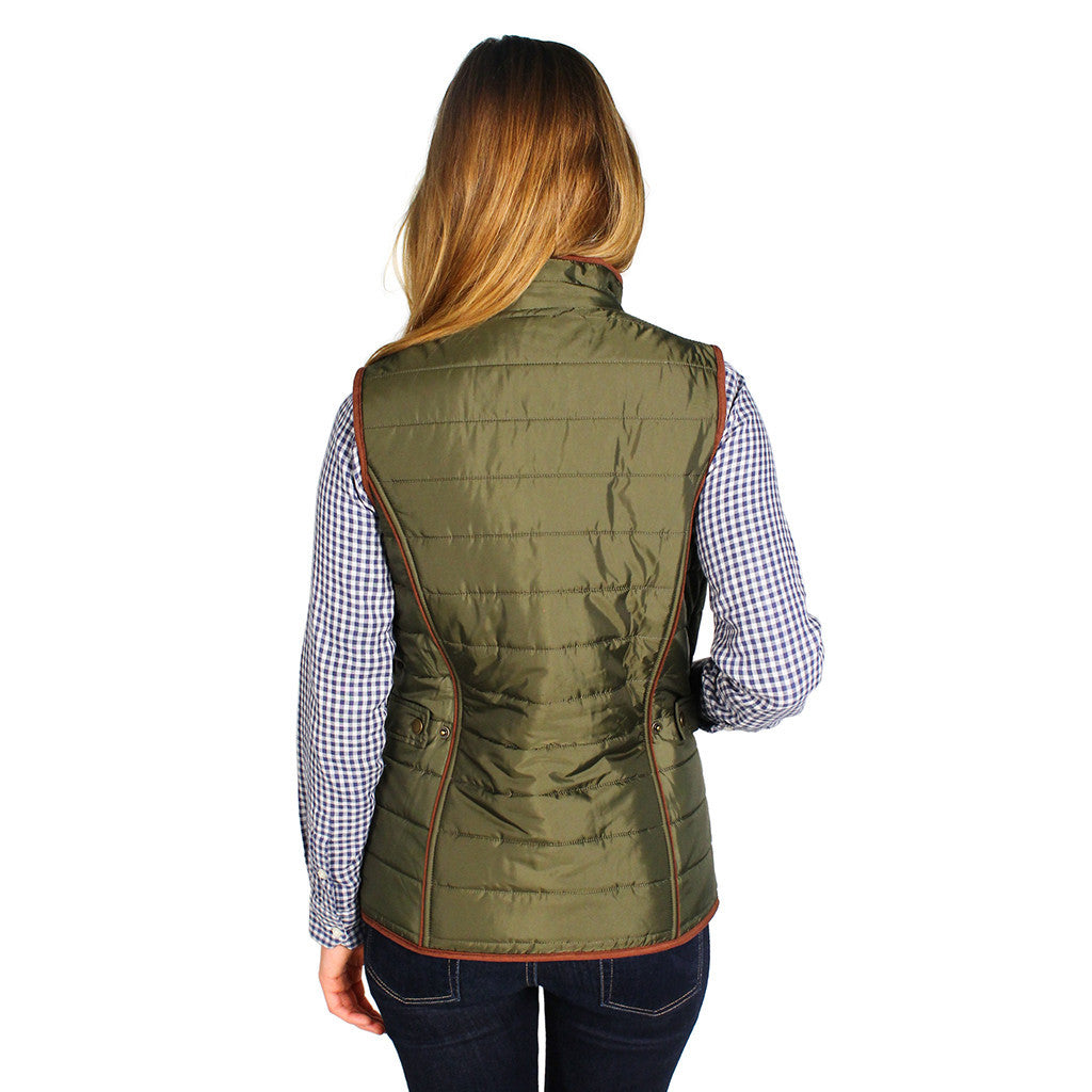 Fell Polarquilt Gilet in Olive