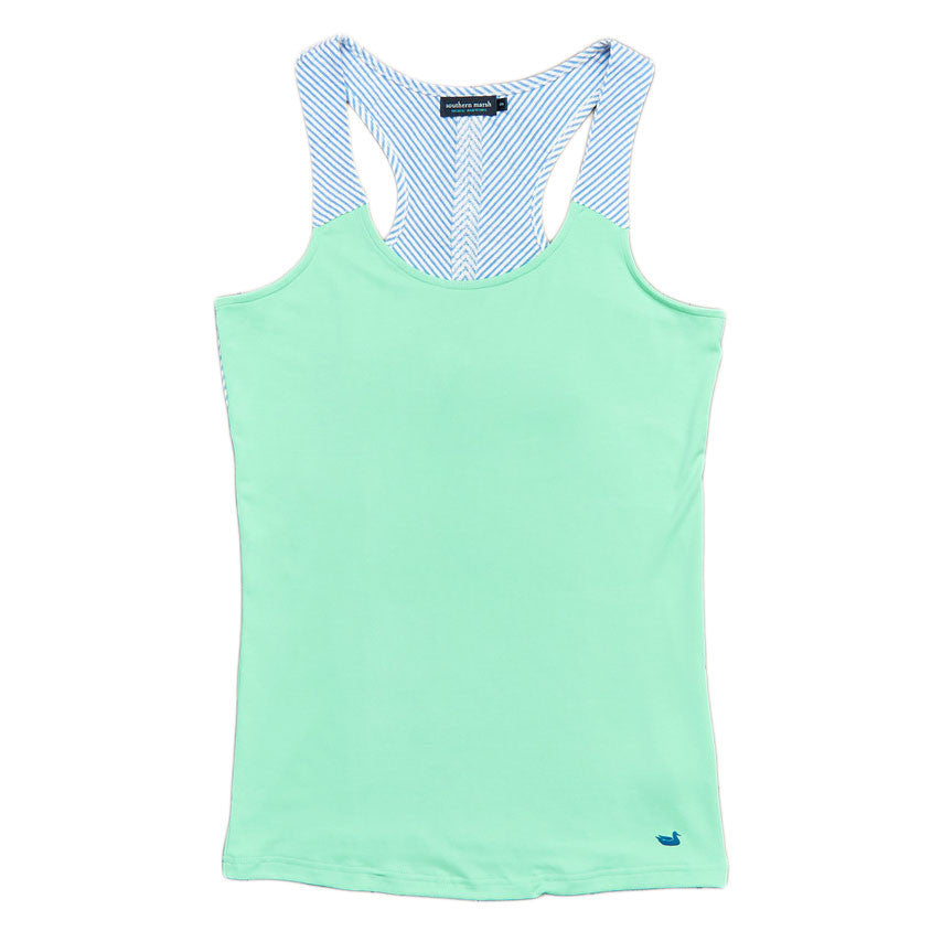 FieldTec Racerback Yoga Tank in Mint Green   - 1