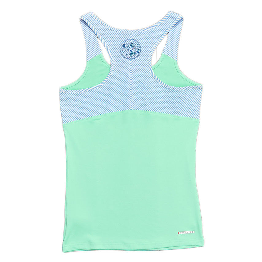 FieldTec Racerback Yoga Tank in Mint Green   - 1