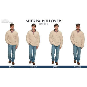 <b>PRE-ORDER</b> Heathered Quarter Zip Sherpa Pullover in Navy by The Southern Shirt Co.  - 3