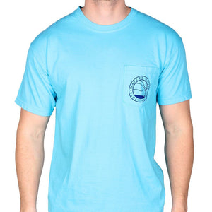 Flippin' Out Tee Shirt in Lagoon Blue   - 2