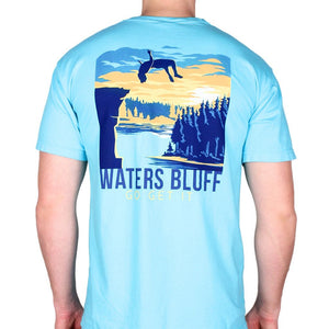 Flippin' Out Tee Shirt in Lagoon Blue   - 1