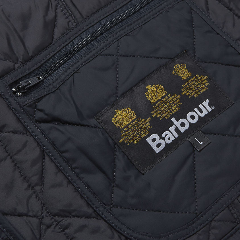 Flyweight Chelsea Quilted Jacket in Navy by Barbour