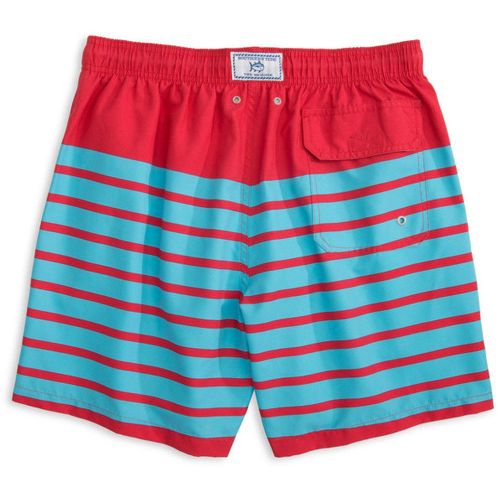 For Shore Stripe Swim Trunks