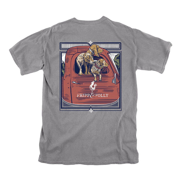 Fripp & Folly Dog Days Tee in Grey