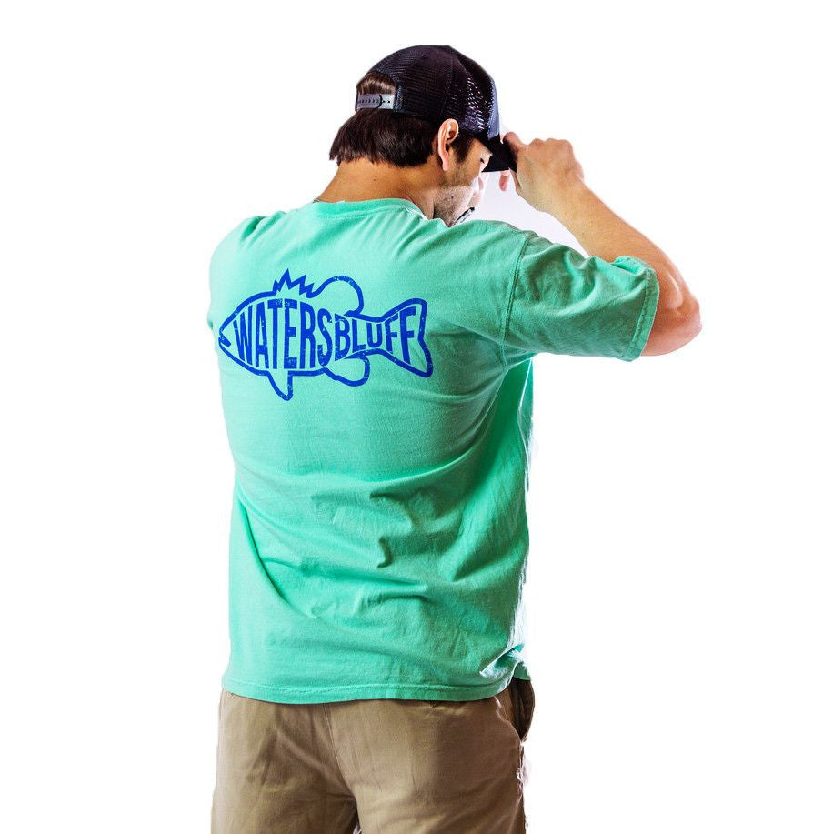 Gettin' Fishy Tee Shirt in Island Reef Green 