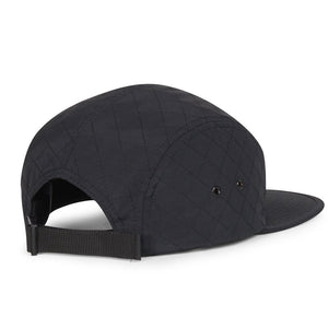 Glendale Cap in Black Quilted Nylon by Herschel Supply Co.  - 2