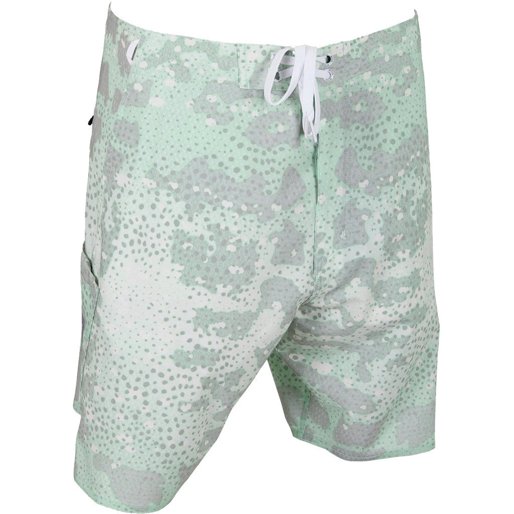 Grouper Boardshorts in Silver by AFTCO