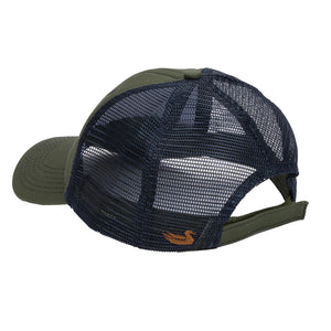 Hunting Dog Trucker Hat in Dark Olive by Southern Marsh  - 2