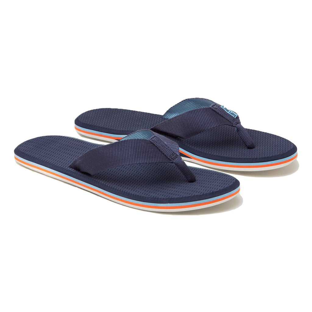 Navy blue flip flops mens 2025