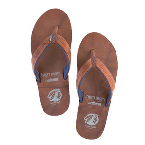 Hari Mari Women's Nokona Flip Flop in Walnut
