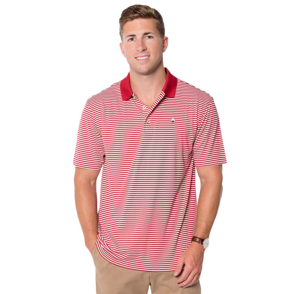 Heritage Performance Polo in University Red by The Southern Shirt Co.  - 1