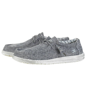Hey Dude Wally Canvas Shoe in Linen Iron