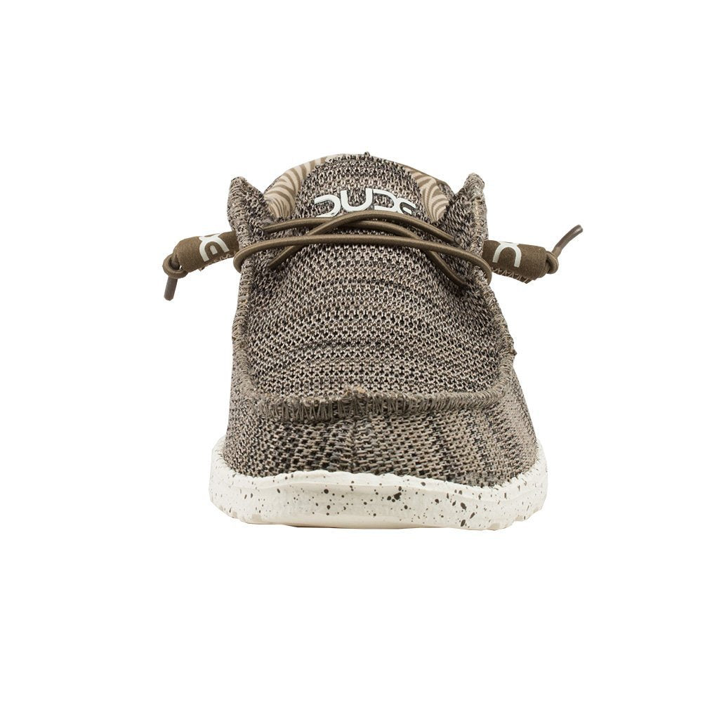 Hey Dude Wally Sox Shoe in Brown