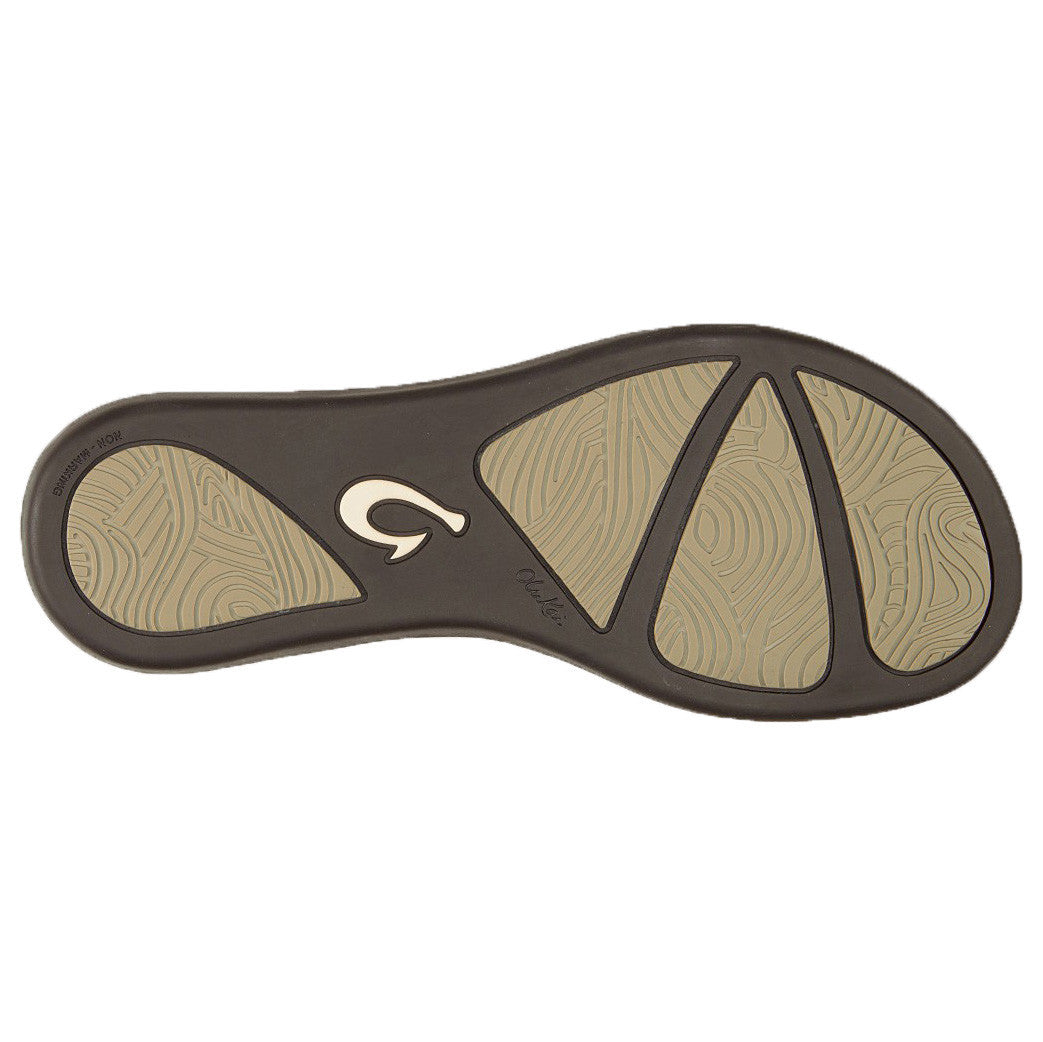 Women's Ho'opio Leather Sandal in Bronze & Dark Java Brown   - 3