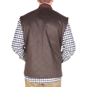 Quilted Vest in Brown by Madison Creek Outfitters  - 2
