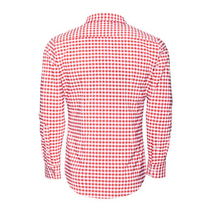The "Hatteras" Checked Dress Shirt in Red   