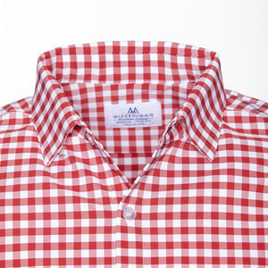 The "Hatteras" Checked Dress Shirt in Red   