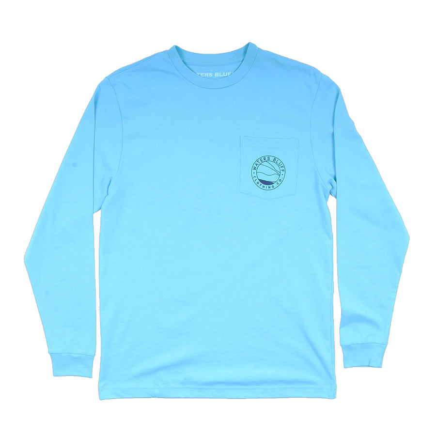 Wood Grain Long Sleeve Tee Shirt - FINAL SALE