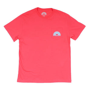 Ropeswanger Simple Pocket Tee in Bright Red by Waters Bluff