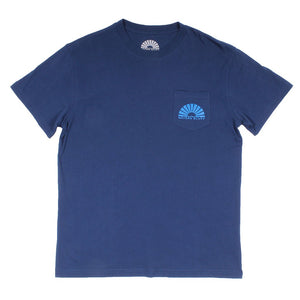 Luke Skysurfer Simple Pocket Tee in Navy by Waters Bluff