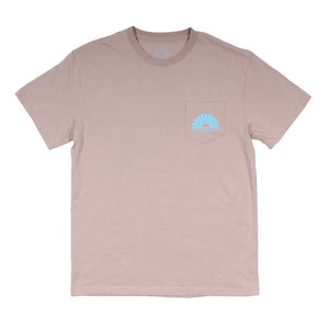 Danger Zone Simple Pocket Tee in Nude by Waters Bluff