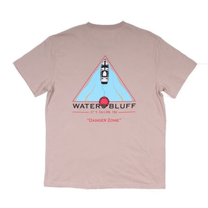 Danger Zone Simple Pocket Tee in Nude by Waters Bluff