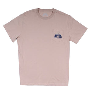 Midnight Tower Simple Pocket Tee in Nude by Waters Bluff