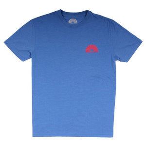 Kayak Me a River Natural Tee in Chill Blue Blend by Waters Bluff
