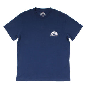 Van Gogh 4th Simple Pocket Tee in Navy by Waters Bluff