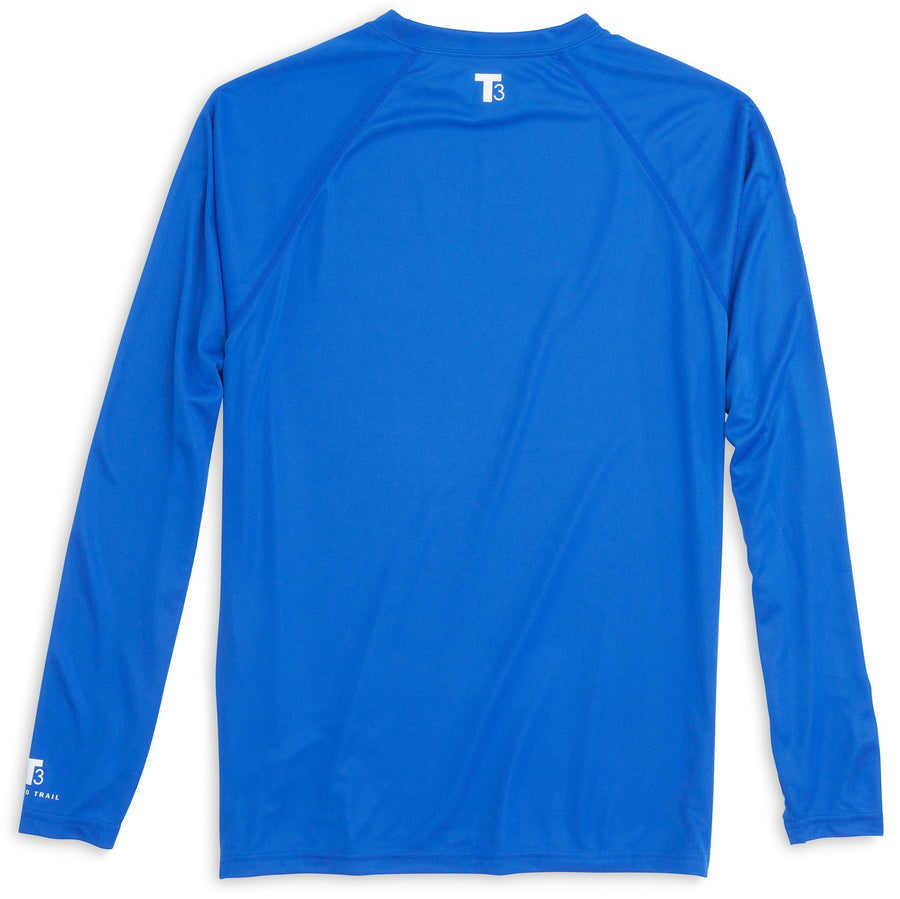 Long Sleeve Performance Tee in Royal Blue   