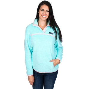 Lauren James Aspen Pullover in Aruba Blue