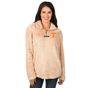 Lauren James Tennessee Linden Sherpa Pullover in Sand