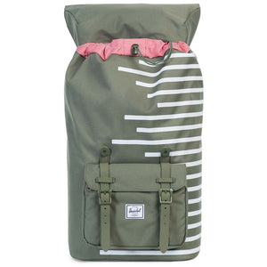 Little America Backpack in Deep Lichen Offset Stripe by Herschel Supply Co.  - 2