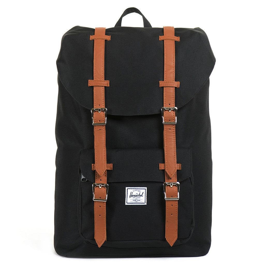 Little America Mid Volume Backpack in Black by Herschel Supply Co.  - 4