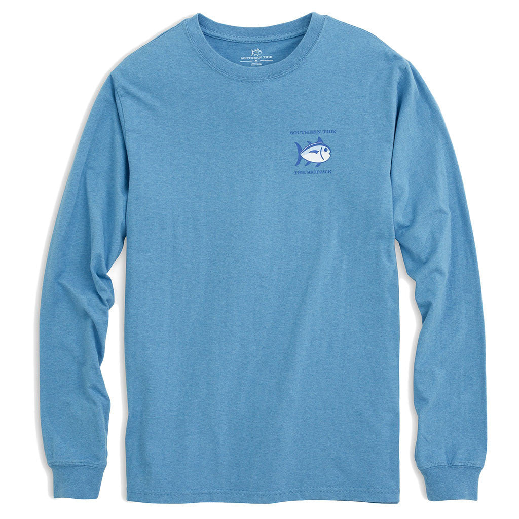 Long Sleeve Heathered Original Skipjack Tee