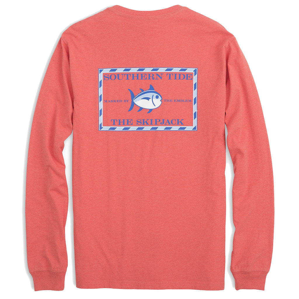 Long Sleeve Heathered Original Skipjack Tee