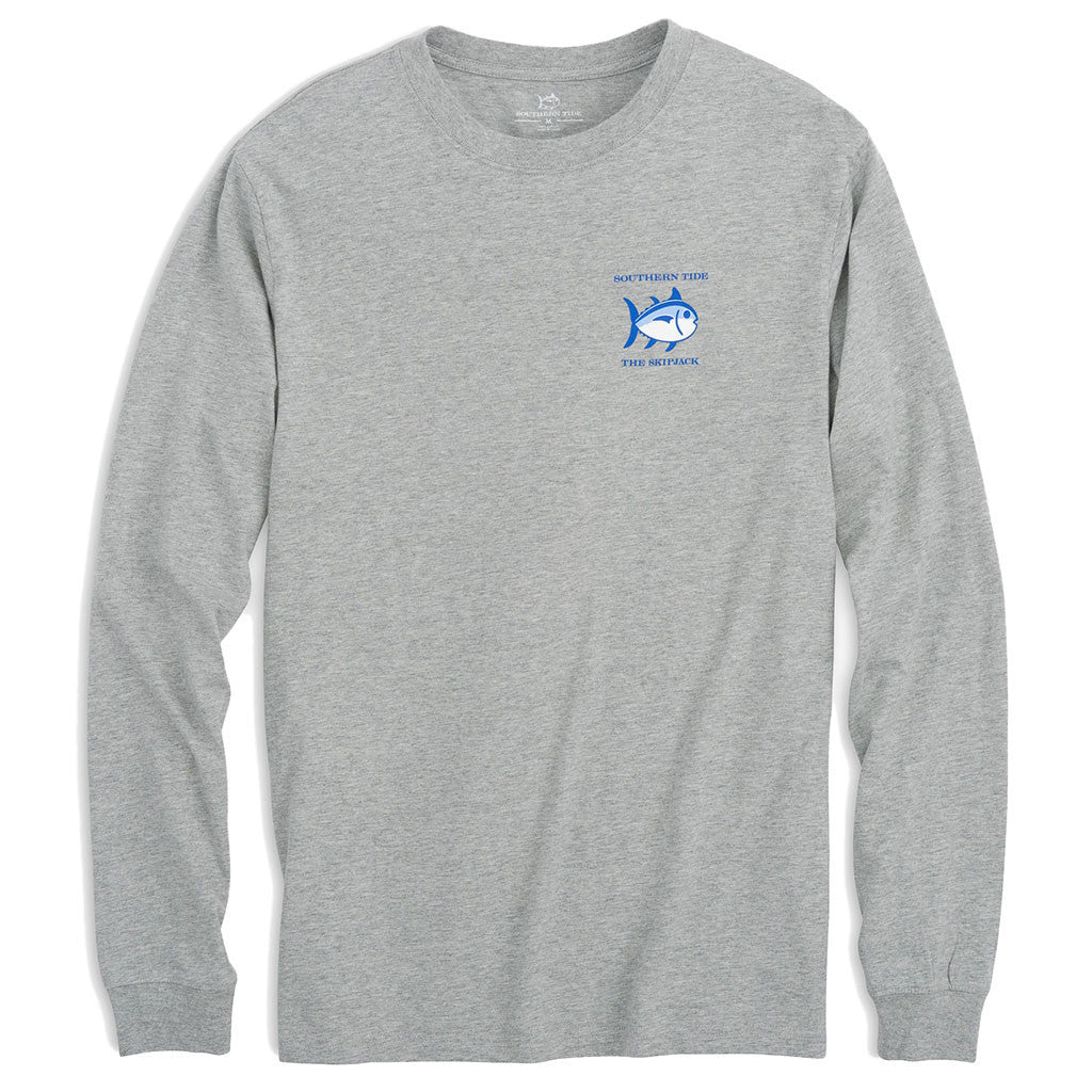 Long Sleeve Heathered Original Skipjack Tee