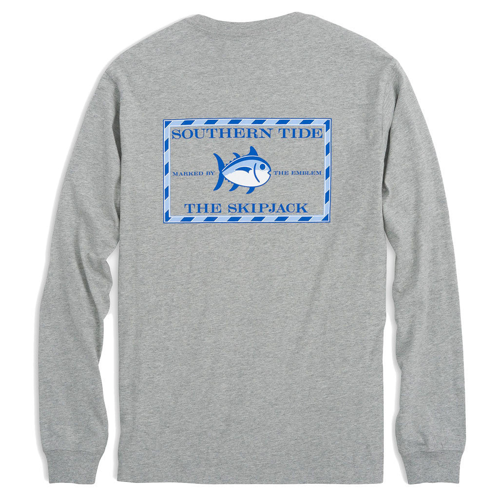 Long Sleeve Heathered Original Skipjack Tee