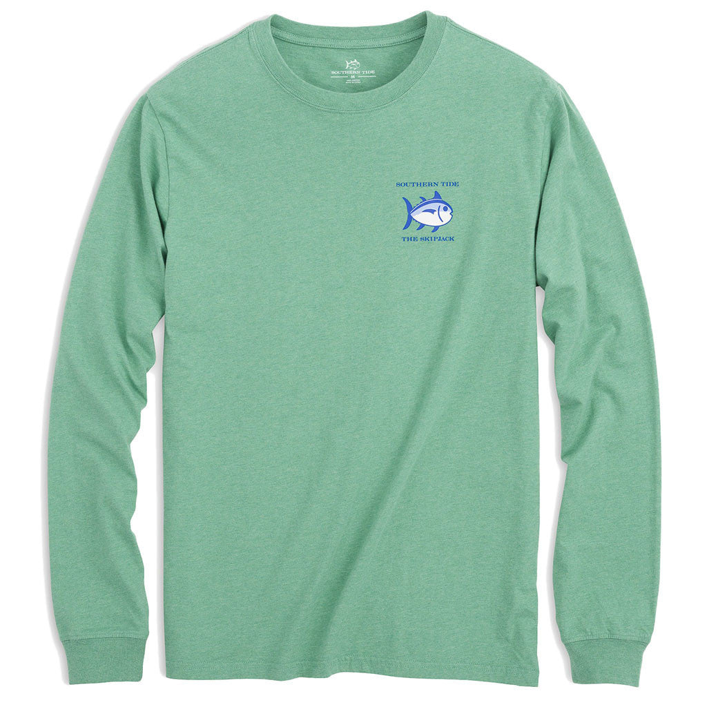 Long Sleeve Heathered Original Skipjack Tee