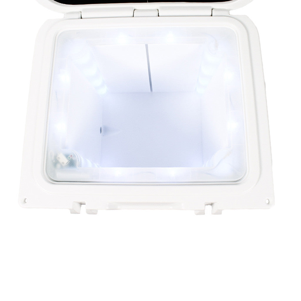 Louisiana State University Cooler 32qt in White by Lit Coolers  - 4