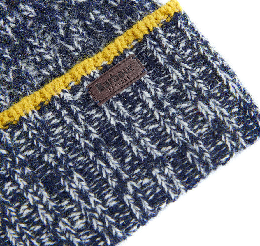 Franklin Beanie in Navy/Pearl