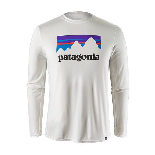 Men's Capilene® Shop Sticker Long-Sleeved Graphic T-Shirt