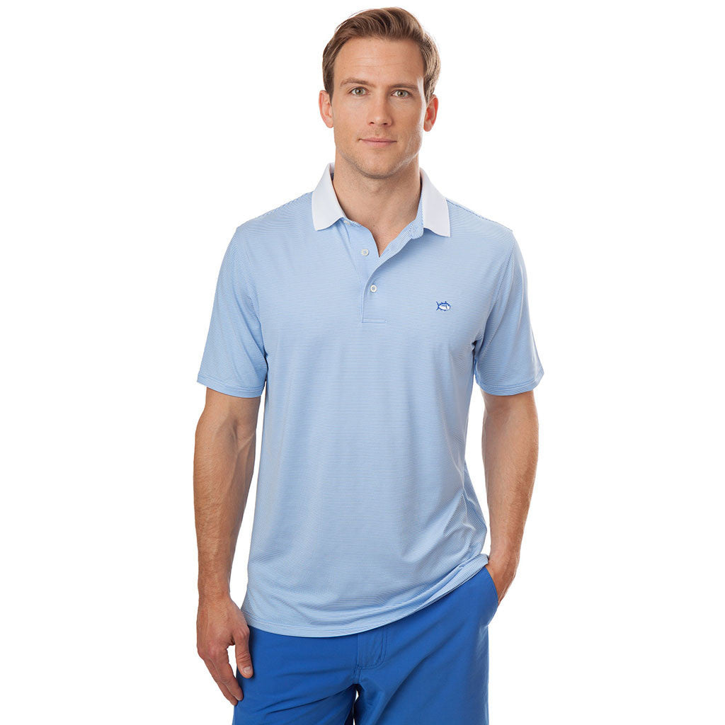 Montego Bay Performance Polo in Ocean Channel   - 1